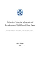 Citizen Co-Production in International Investigations of Child Sexual Abuse Cases