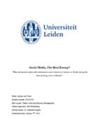 Social Media, The Real Enemy? “What mechanisms explain the dissemination and correction of rumours on Twitter during the tram shooting crisis in Utrecht?”