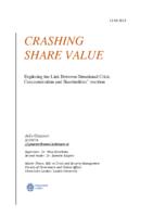 Crashing Share Value