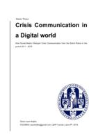 Crisis Communication in a Digital world