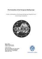 The formation of the European Battlegroups