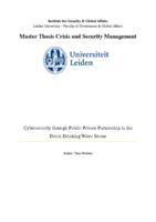 Cybersecurity through Public-Private partnerships in the Dutch Drinking Water Sector