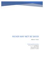 Richer may not be safer