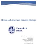 Honor and American Security Strategy