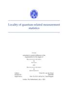 Locality of quantum-related measurement statistics