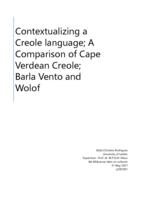 Contextualizing a Creole language