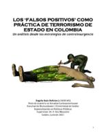 Los 'falsos positivos' como práctica de terrorismo de Estado en Colombia.