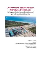 La Capacidad de Estado en la República Dominicana