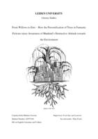 From Willows to Ents – How the Personification of Trees in Fantastic Fictions raises Awareness of Mankind’s Destructive Attitude towards the Environment