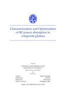 Characterization and Optimization of RF power absorption in composite plasma