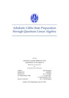 Adiabatic Gibbs State Preparation through Quantum Linear Algebra