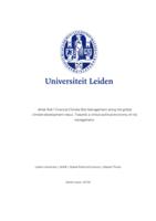 What Risk? Financial Risk Management along the global climate-development nexus.