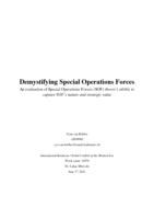 Demystifying Special Operations Forces