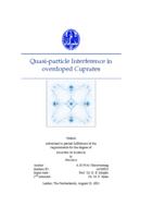Quasi-particle Interference in overdoped Cuprates