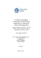 A Deep Learning & Computer Vision Based Approach to Airborne Laser Scanning data