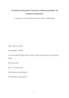 The Inclusion of Former Rebel Groups in Post-Conflict Electoral Politics: The Guarantee for Durable Peace