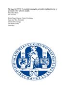 The impact of COVID-19 on alcohol consumption and alcohol drinking behavior. A systematic review and meta-analysis.