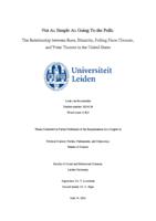 Not As Simple As Going To the Polls: The Relationship between Race, Ethnicity, Polling Place Closures, and Voter Turnout in the United States