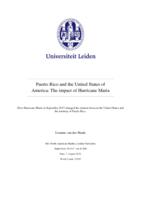 Puerto Rico and the United States of America: The impact of Hurricane Maria