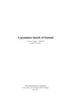 A Grammar Sketch of Sentani