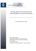 Estimating confidence intervals of proportions and (pooled) risk differences to evaluate human drug safety