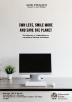Own Less, Smile More and Save the Planet