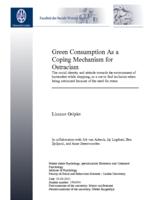 Green Consumption As a Coping Mechanism for Ostracism