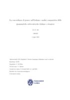 La concordanza di genere nell’italiano: analisi comparativa delle grammatiche settecentesche italiane e straniere