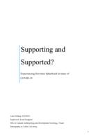 Supporting and Supported? Experiencing first-time fatherhood in times of COVID-19