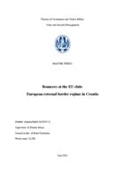 Bouncers at the EU Club: European external border regime in Croatia