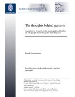 The thoughts behind gardens