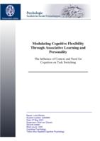 Modulating Cognitive Flexibility Through Associative Learning and Personality