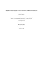 The Influence of Parental Behavior and the Importance of Self-Esteem in Adolescents