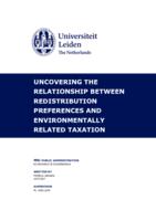 Uncovering The Relationship Between Redistribution Preferences and Environmentally Related Taxation