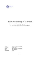 Equal accessibility of M-Health