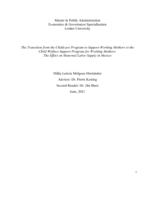 The Transition from the Childcare Program to Support Working Mothers to the Child Welfare Support Program for Working Mothers: The Effect on Maternal Labor Supply in Mexico