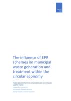 The influence of EPR schemes on municipal waste generation and treatment within the circular economy