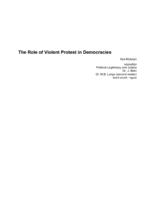 The Role of Violent Protest in Democracies