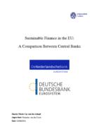 Sustainable Finance in the EU: A Comparison Between Central Banks