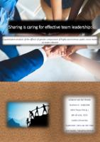 Sharing is caring for effective team leadership