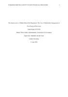 The Inclusiveness of Market-Based Self-Regulation: The Case of Stakeholder Engagement in Non-Financial Disclosure