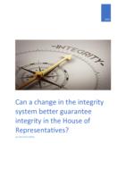 Can a change in the integrity system better guarantee integrity in the House of Representatives?