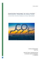 Emission trading as solution?