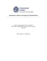 Immigration Attitudes and Support for Redistribution