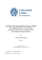 A Shift in the Geographical Scope of IHL?