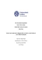 Internet Social Capital and Its Mitigation Effect on Collective Action Problems in Active Political Participation