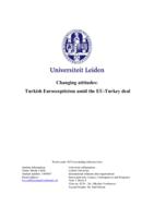 Changing attitudes: Turkish Euroscepticism amid the EU-Turkey deal