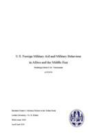 U.S. Foreign Military Aid and Military Behaviour in Africa and the Middle East