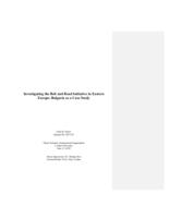 Investigating the Belt and Road Initiative in Eastern Europe: Bulgaria as a Case Study