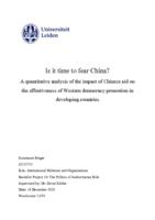 Is it time to fear China?